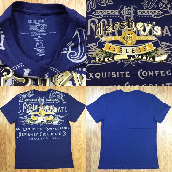 HERSHEY'S CHOCOLATE CO FOIL MEN'S TEE - Picture 4 of 5